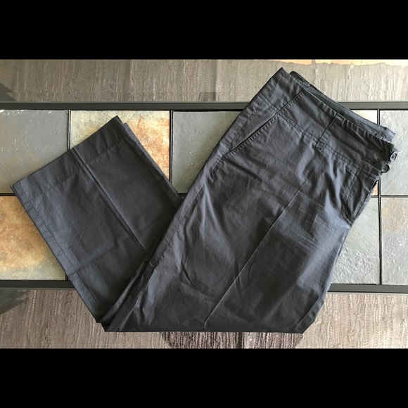 Theory Crop Pants Black 12 Zeta C Thin Light - Picture 1 of 8